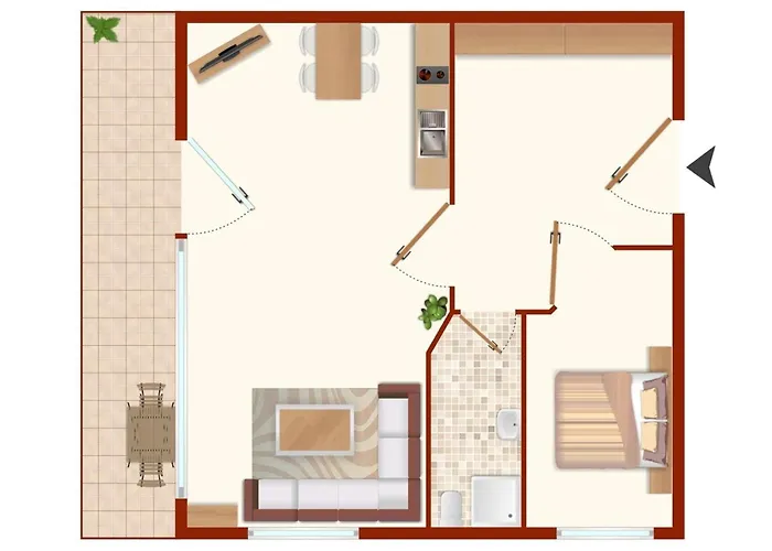 Fördeblick Nr 55 Lägenhet *